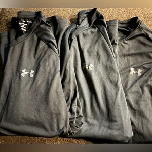 Under Armour Mens bundle of 3 black shirts sz xxl
